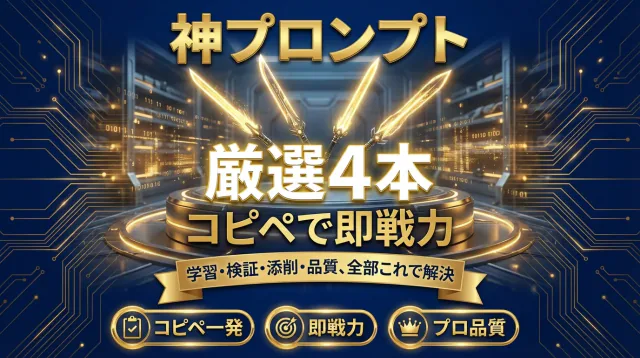 特典3: 神プロンプト4選